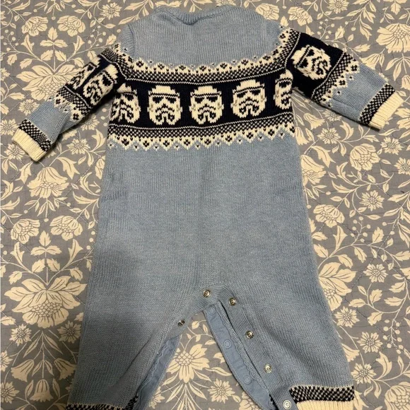 Star Wars Janie and Jack Knit Ones Piece - Picture 2 of 5